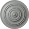 Ekena Millwork Classic Ceiling Medallion (Fits Canopies up to 4 1/8"), 13 1/4"OD x 1/2"P, Primed White CM13CL - alternate 1